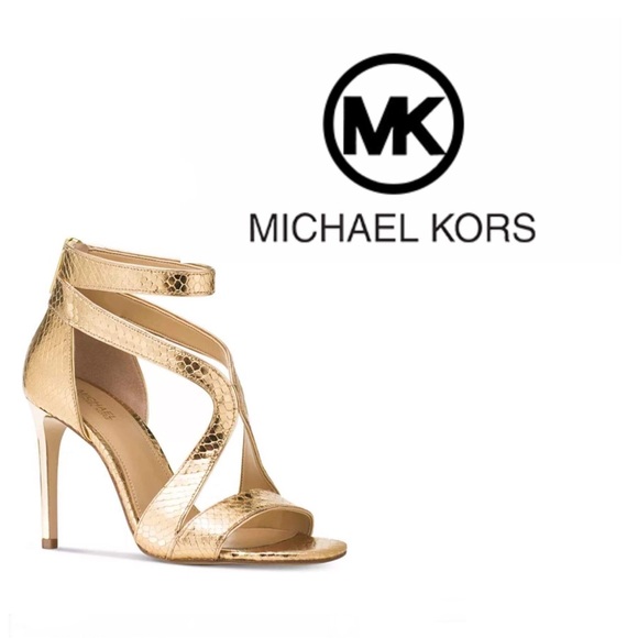 MICHAEL Michael Kors Shoes - Michael Kors Harlen Strappy Open Toe Heels